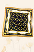 Luxury Gold Chain Digital Print Silk Scarf for Women