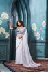Timeless White Saree with Graceful Golden Lace Border