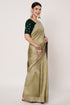 Embroidery Swarovski Vichitra Silk Sea Green Saree