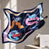Klishaaart Women Pink Baroque Print Satin Silk Scarf – Elegant Luxury Designer Square Scarf