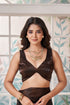 Metallic Brown Designer Blouse
