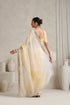 Yellow Shibori Mirror Handwork Saree with Mirrior work Silk Blouse