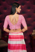Pink And White Strip Blouse