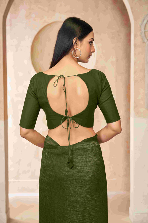 Dark Green Blouse