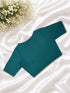 Teal Minimalist Designer Blouse