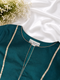 Teal Minimalist Designer Blouse