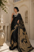 Midnight Botanica floral Printed Saree