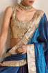 Royal Blue Pure Silk Saree with Golden Zari Border