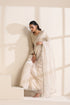 Ivory Crush Saree with Silver Border