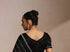 Women Purple Satin Silk Blouse with Swarovski Work and Halter Neck
