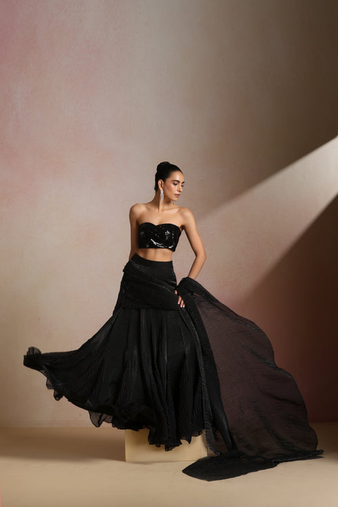 Black Crush Glamorous Designer Saree
