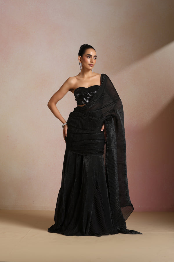Black Crush Glamorous Designer Saree
