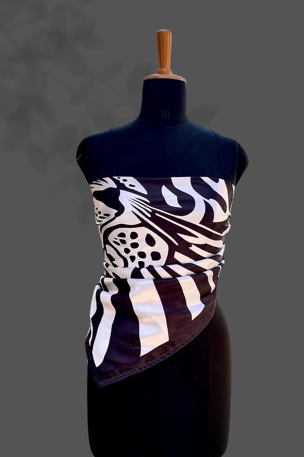 Klishaaart Solid Silk Women Fancy Scarf, Scarf, Stole