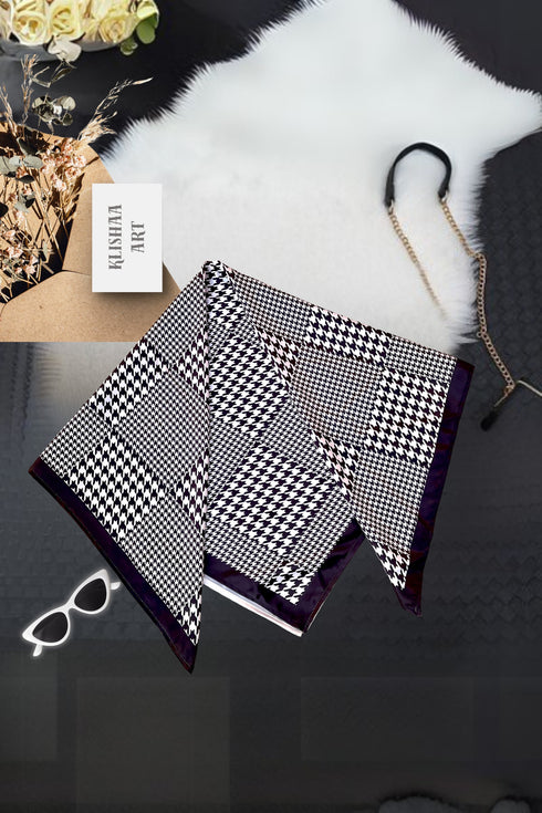 Klishaaart Printed Silk Women Fancy Scarf