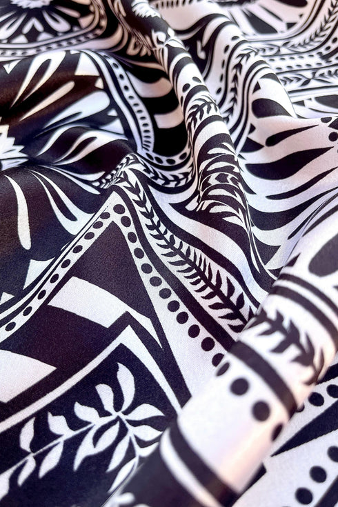 Women's Stylish Square Silk Digital Printed Fashion Head Neck Scarf Stole Green/Yellow