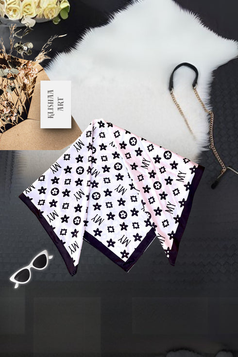 Klishaaart Solid Silk Women Fancy Scarf, Scarf, Stole