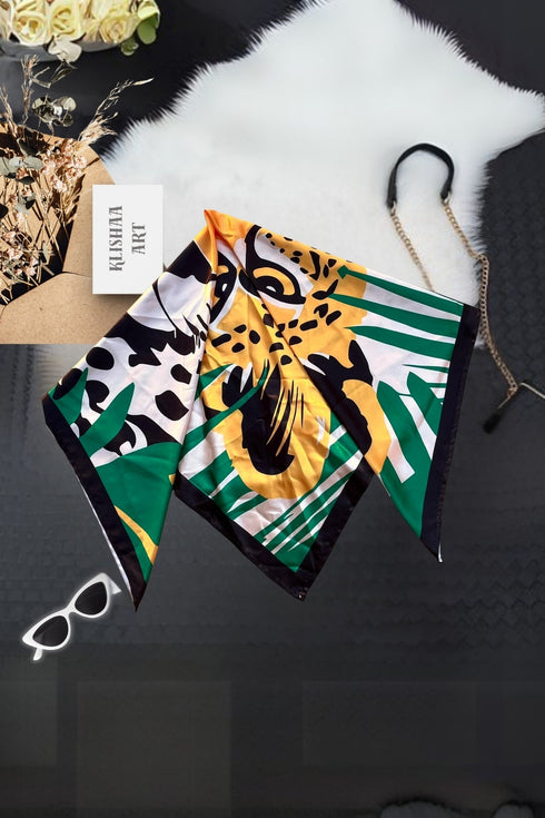 Klishaa art digital printed scarf