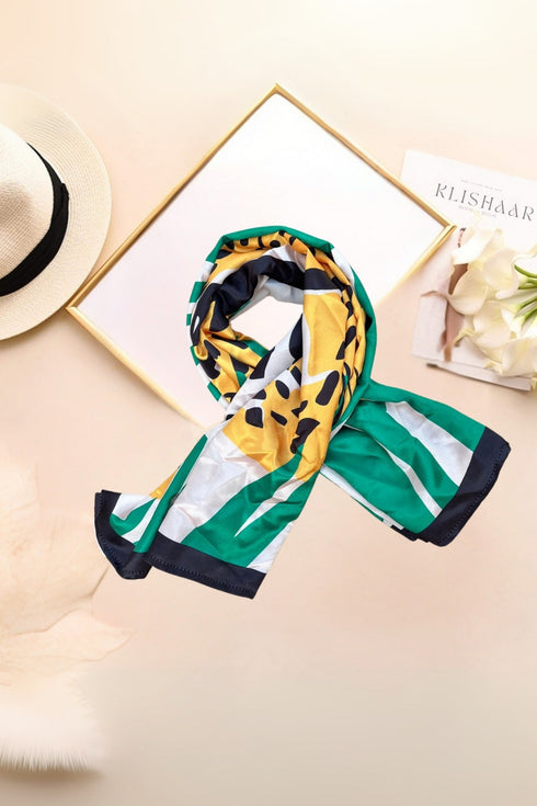 Klishaa art digital printed scarf