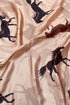 Rosy Golden Hourse printed scarf