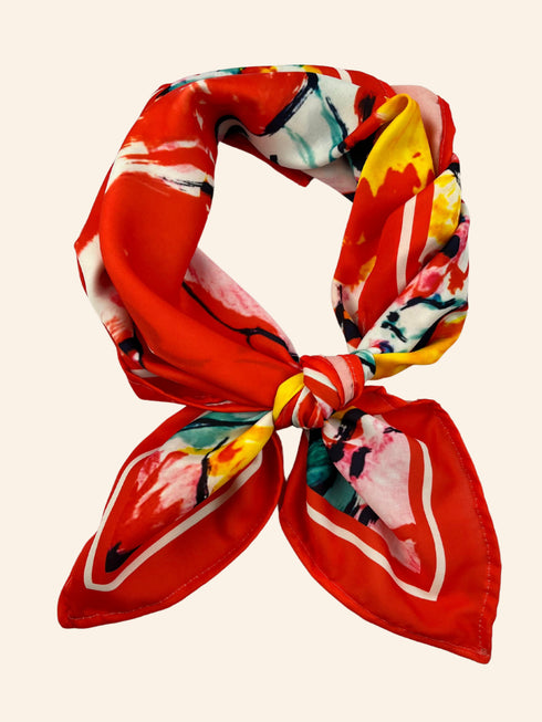 Klishaa art Bold Floral Digital Print Scarf for Women