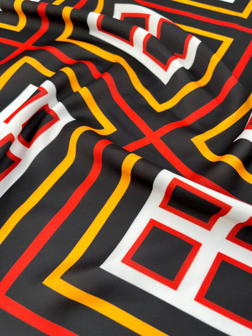 Klishaa art Geometric Bold Square Scarf