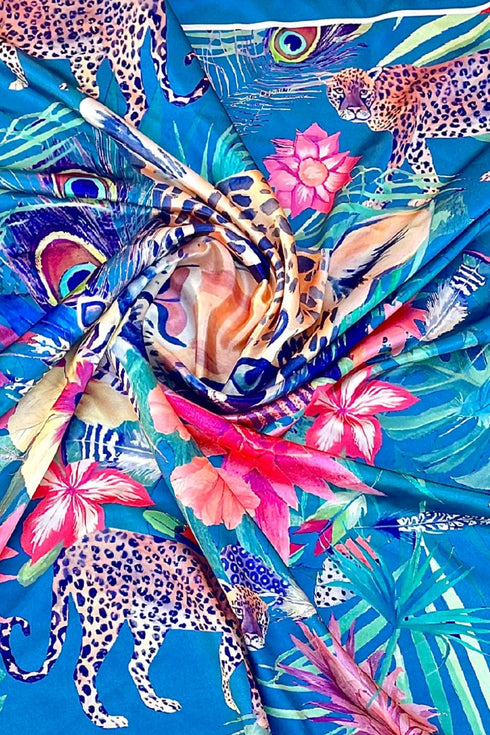 Klishaaart Printed Silk Women Fancy Scarf