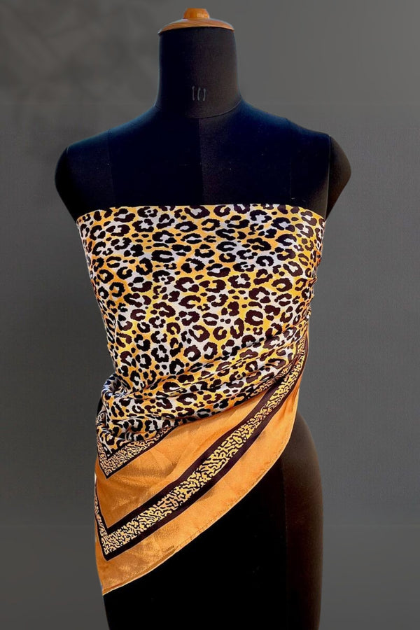 Klishaaart Printed, Polka Print Silk Women Fancy Scarf, Scarf, Stole