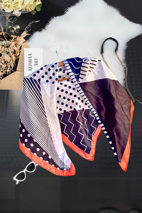 Klishaaart Solid Silk Women Fancy Scarf, Scarf, Stole