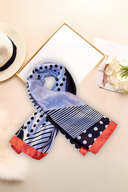 Klishaaart Solid Silk Women Fancy Scarf, Scarf, Stole