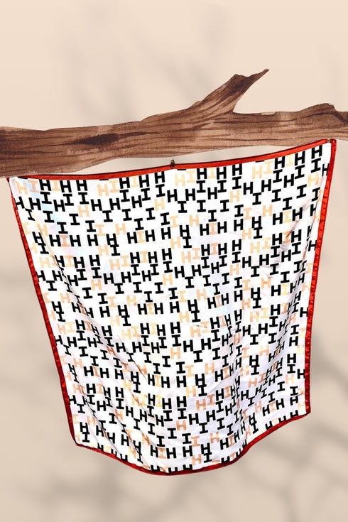 Klishaaart Printed Silk Women Fancy Scarf