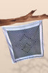 Klishaaart Black & white Printed Silk Women Fancy Scarf