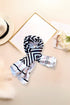 Klishaaart Black & white Printed Silk Women Fancy Scarf
