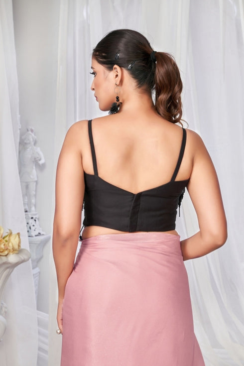 Pearl Tiered Fringe designer blouse