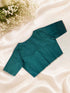 Teal Minimalist Designer Blouse